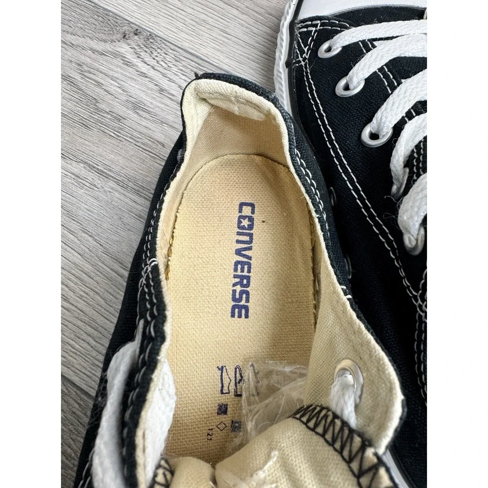 Converse All Star Youth 2 Low Top Shoes Black White Canvas Sneakers Shoes
